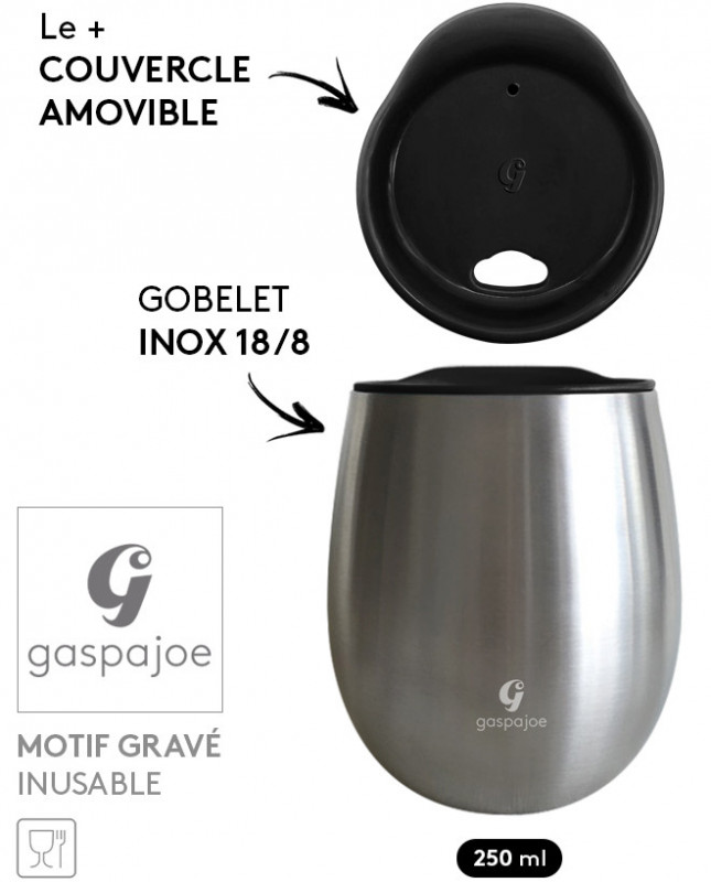 Gobelet Inox Isotherme - Motif Now - 250ml