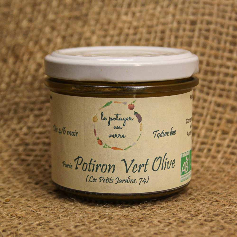 Purée de Potiron Vert Olive - Dès 4/6 Mois